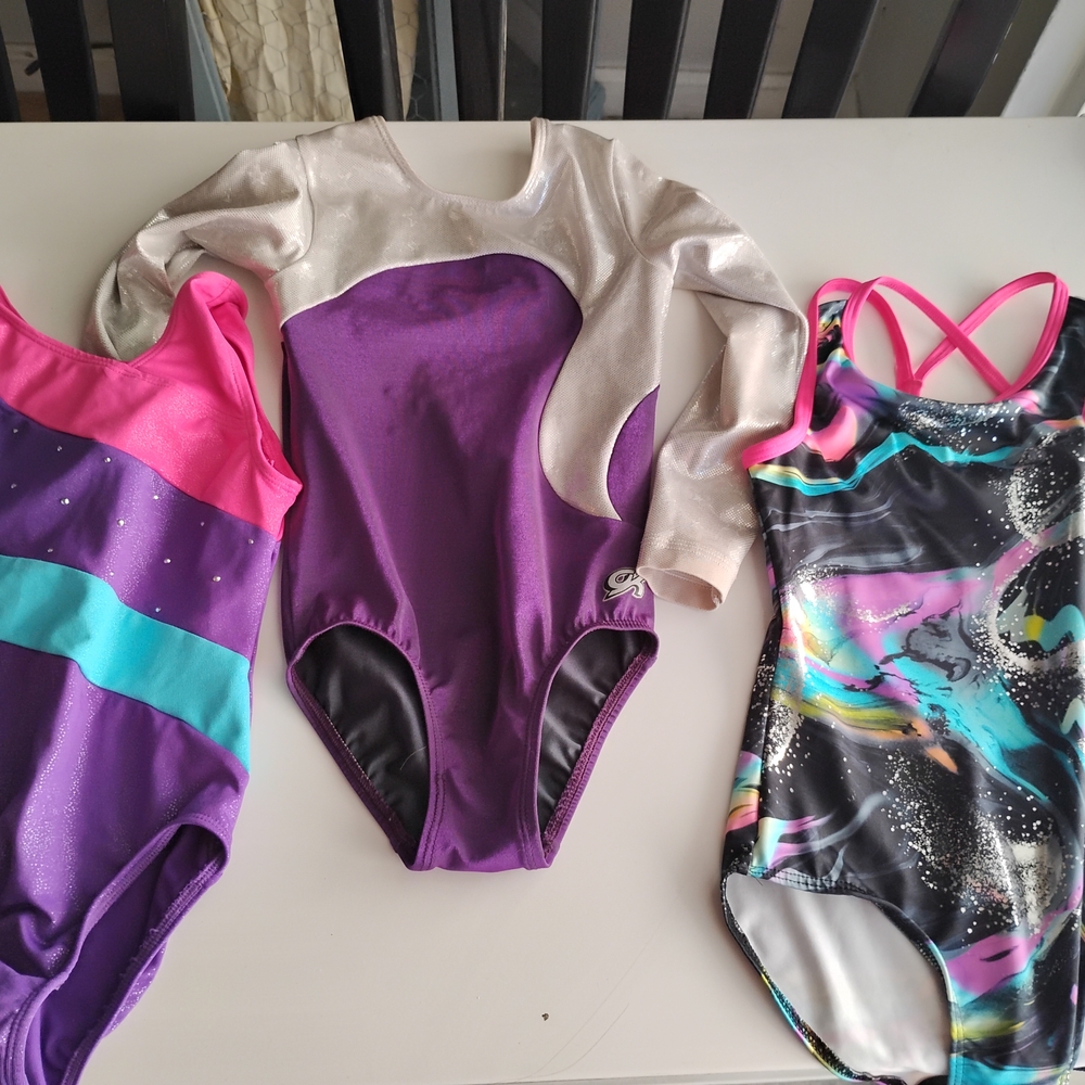 Purple and Cream Kids Bodysuit